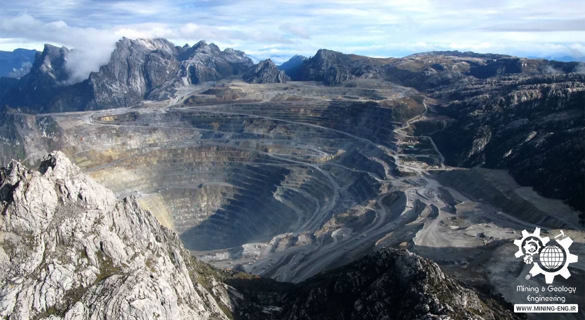 معدن طلا و مس گراسبرگ (Grasberg) واقع در اندونزی