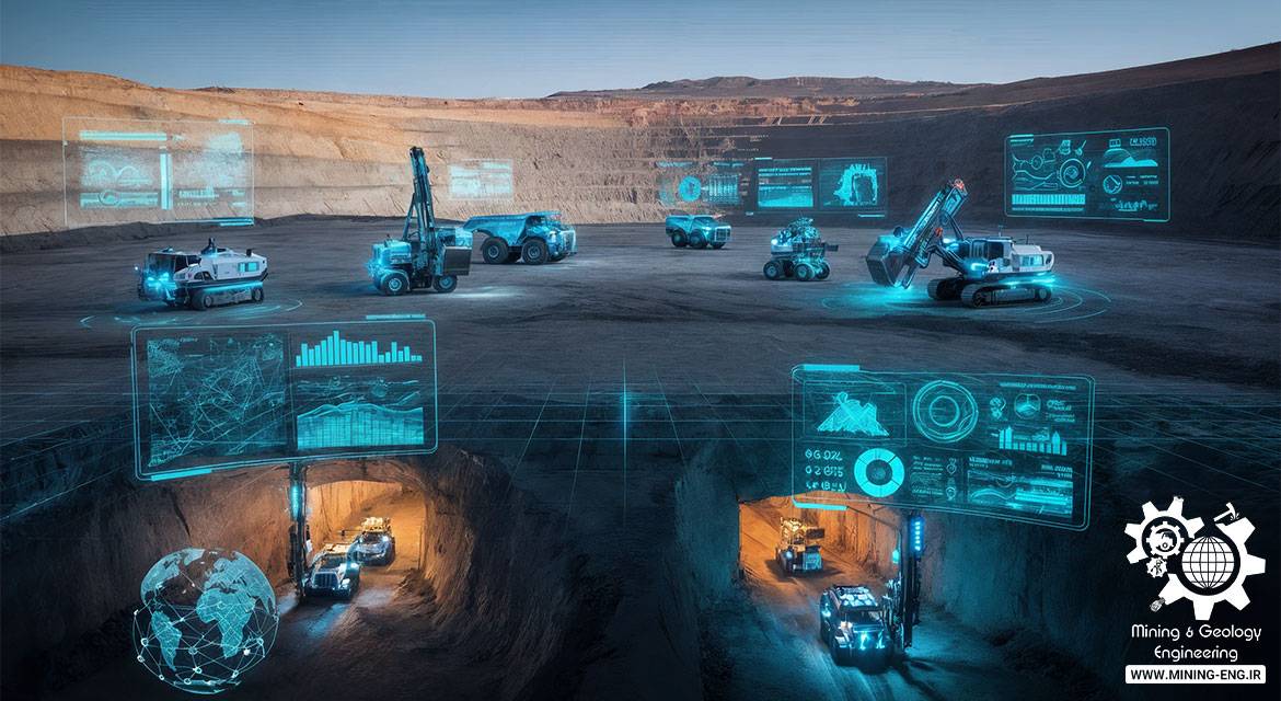 هوش مصنوعی در اتوماسیون معدنکاری روباز و زیرزمینی